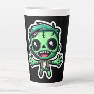 Schattigee, grappige zombie latte mok