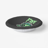 Schattigee, grappige zombie papieren kommen (Gebogen)