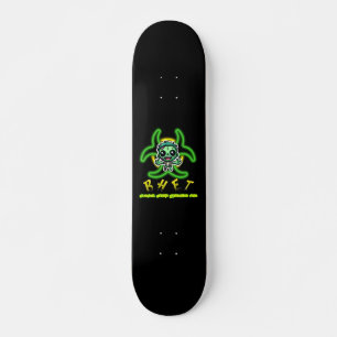 Schattigee, grappige zombie skateboard