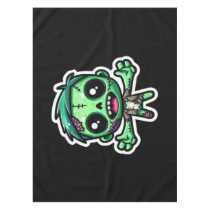Schattigee, grappige zombie tafelkleed