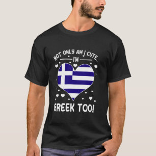 Schattigee Griekse roots Quote Griekse meisjes vro T-shirt