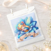 Schattigee grillige bloemen Sweet Dreams Slaapfee Bedankzakje (Geknipt)