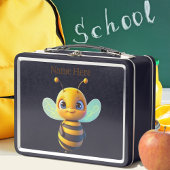 Schattigee grillige BumbleBee Insect Cartoon Graph