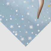 Schattigee grillige Highland Koe kerst Tissuepapier (Detail)