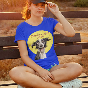 Schattigee grillige hond Border Collie Moeder T-shirt