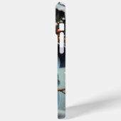 Schattigee grillige kerst/wintersneeuwman Case-Mate iPhone case (Achterkant / Links)