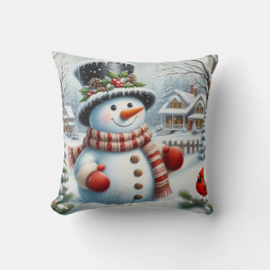 Schattigee,  / grillige kerst / wintersneeuwpop kussen