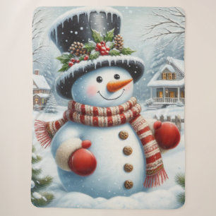 Schattigee,  / grillige kerst / wintersneeuwpop sherpa deken
