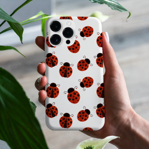 Schattigee grillige rode lieveheersbeestje polka d iPhone 11 hoesje