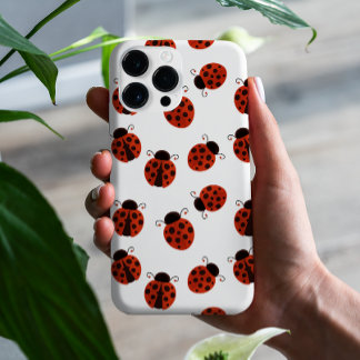 Schattigee grillige rode lieveheersbeestje polka d iPhone 11 hoesje