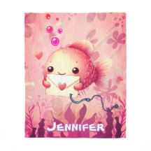 Schattigee grillige roze cartoon goudvis gepersona