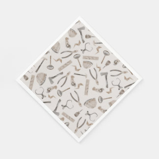 Schattigee grillige Waterverf constructie gereedsc Servet