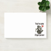 Schattigee Grim Reaper met romantisch hart Post-it® Notes (Kantoor)