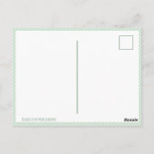 Schattigee Groene Baby Bird Hatching Dank u Briefkaart (Achterkant)