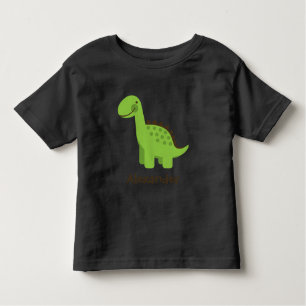 Schattigee groene dinosaurus Kinder Shirts