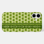Schattigee groene hartvormige buitenaardse Jouw te Case-Mate iPhone Case (Achterkant (horizontaal))
