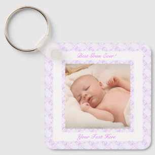 Schattigee Grootouders Dag Paarse Beste Gran Ooit Sleutelhanger