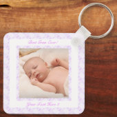 Schattigee Grootouders Dag Paarse Beste Gran Ooit Sleutelhanger (Achterkant)