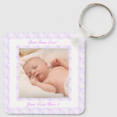 Schattigee Grootouders Dag Paarse Beste Gran Ooit Sleutelhanger (Achterkant)