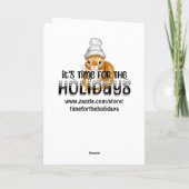 Schattigee Groundhog Day | Groundhog in gras en bl Kaart (Achterkant)