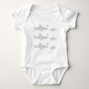 Schattigee haaien   Baby Bodysuit
