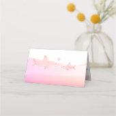 Schattigee haaien en Ocean Pink White | BABY SHOWE (Achterkant)