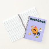 Schattigee haan ✨🧡🐓 notitieboek (Binnen)