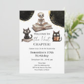 Schattigee Halloween 20ste verjaardag voor volwass Kaart (Staand voorkant)