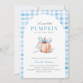 Schattigee Halloween Baby shower Pompoen Kaart (Voorkant)