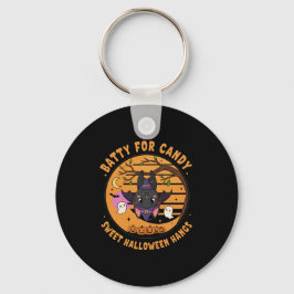 Schattigee Halloween Bat & Ghosts Sleutelhanger