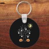 Schattigee Halloween Bat & Ghosts Sleutelhanger (Achterkant)