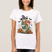 Schattigee Halloween Bearded Dragons Stack T-shirt (Voorkant)