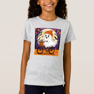 Schattigee Halloween Biker Ghost Kinder Shirt