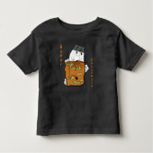 Schattigee Halloween Boo - Trick or treat Hallowee Kinder Shirts (Voorkant)