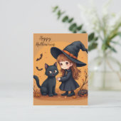 Schattigee Halloween Briefkaarten (Staand voorkant)