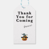 Schattigee Halloween cadeau Labels Cadeaulabel (Achterkant)