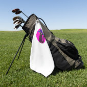 Schattigee Halloween Cat Oversized T-shirt Golfhanddoek (Groen)