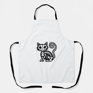 Schattigee Halloween Cat Skeleton Animal Skull Kat Schort
