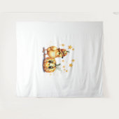 Schattigee Halloween Chick Pumpkin Wandkleed (Voorkant (horizontaal))