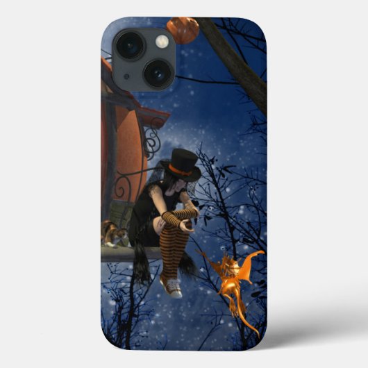 Schattigee Halloween Creature Encounter Case-Mate iPhone Case (Achterkant)