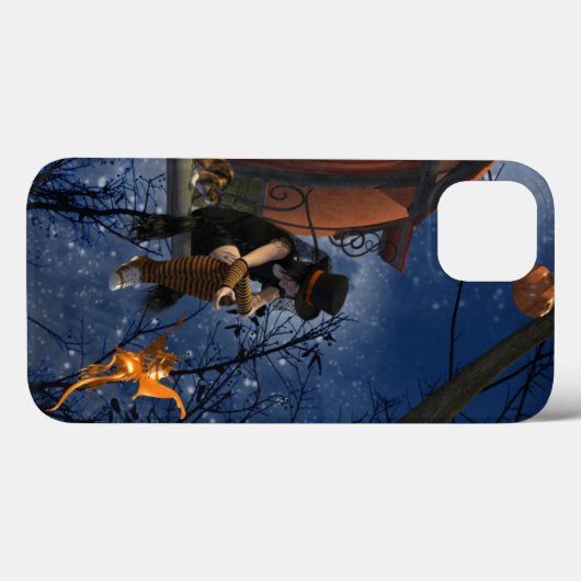 Schattigee Halloween Creature Encounter Case-Mate iPhone Case (Achterkant (horizontaal))