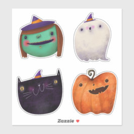 Schattigee Halloween Decoratie Spooky Collectie Sticker