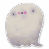 Schattigee Halloween Decoratie Spooky Ghost Sticker (Voorkant)