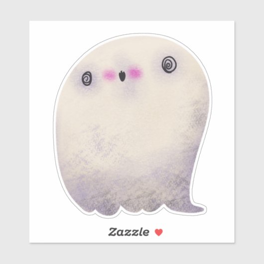 Schattigee Halloween Decoratie Spooky Ghost Sticker (Vel)