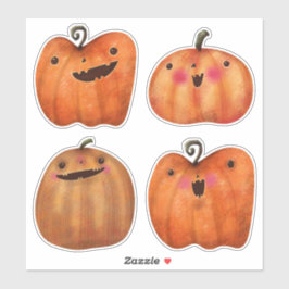 Schattigee Halloween Decoratie Spooky Pompoenen Sticker