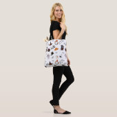 Schattigee Halloween Design Canvas tas (Op model)