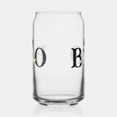 Schattigee Halloween Drinkware Set - "Boo" Ghost Blikvorm Glas (Rechts)