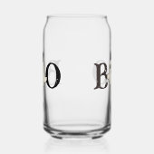 Schattigee Halloween Drinkware Set - "Boo" Ghost Blikvorm Glas (Links)