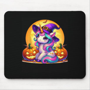 Schattigee Halloween Eenhoorn Witch Pumpkin Girls Muismat