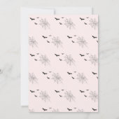 Schattigee Halloween Ghost Baby shower Uitnodiging (Achterkant)